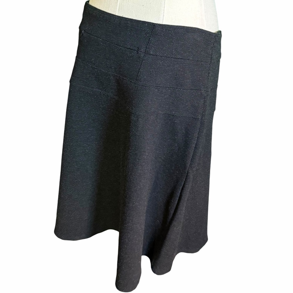 Athleta Ponte Twill A-Line Mini Skirt in Charcoal Gray Size 8 Tall - Picture 12 of 14
